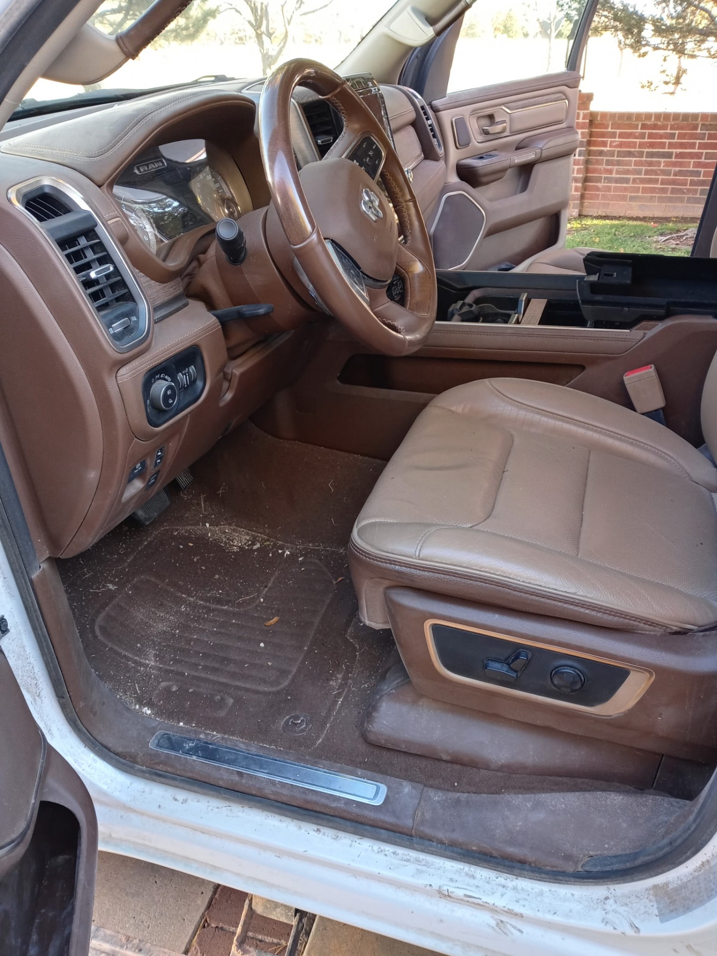 Pickup Truck Interior before